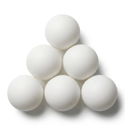 Cheqo® Tafeltennisballen - Pingpongballen - Tafeltennis Balletjes - Pingpong Balletjes - Tafeltennisballen 6 Stuks - Pingpongballen 6 Stuks - Witte Tafeltennisballen - Witte Pingpongballen - Tafeltennisballen Set