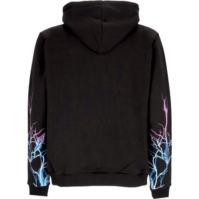 Lichtgewicht herenhoodie Lightning Hoodie Zwart/blauw/paars