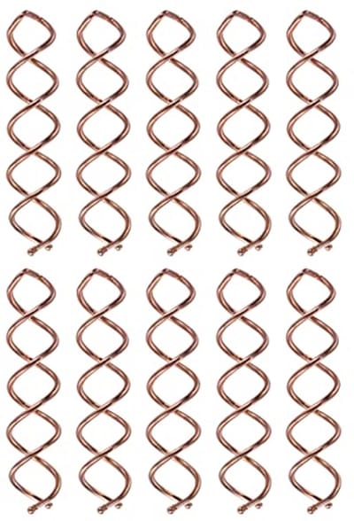 10 Spiral Haarspelden voor Perfecte Buns in Goud - Duurzaam en Compact