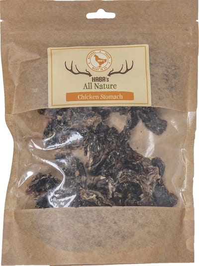 Haba's - Snacks - Haba's All Nature Kippenmaag - 120g - voedzaam, puur , gezond en lekker - graan en glutenvrij - Hypo-allergeen - eiwitrijk - LOW FAT
