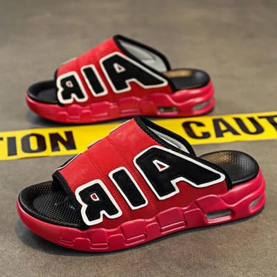 Zomer Heren Slippers Sandalen voor Heren Heren Comfortabele Slipper Originele Merken Schoenen Buitensandalen Man Zomer 2024 Sandaal Jongen 45 red