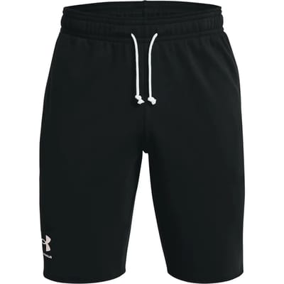 Under Armour Rival Terry Short Heren - Sportbroeken - zwart - maat S