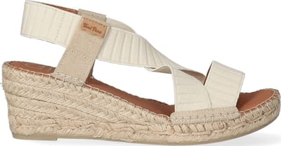 Toni Pons Tura-TR Dames Espadrilles Cru | Beige | Textiel | Maat 42 | TURATRcru