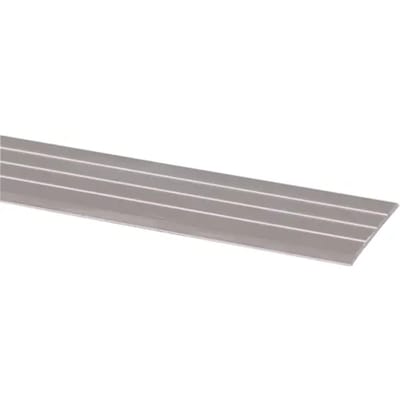 Aluminium Overgangsprofiel - Rvs-look - Zelfklevend - 35x2mm - 0,95m