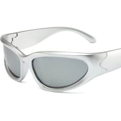 Dames Heren Steampunk Y2K Zonnebrillen Sport Unisex Luxe Vintage Zonnebrillen Zomer Kleurrijk Spiegel UV400 Mode Gafas de so