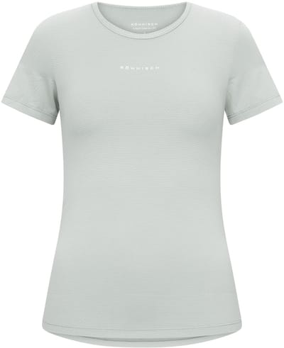 RÖHNISCH - Jacquard Short Sleeve Top - Training t-shirt lange mouw dames - Grijs