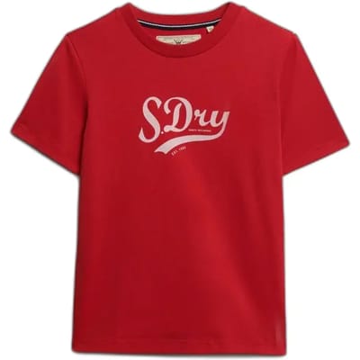 Superdry - Varsity Script T-shirt - Dames - T-shirts