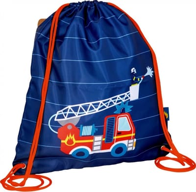 Brandweer kinder sporttas /zwemtas / gymtas / trekkoord tas - Die spiegelburg serie Later als ik groot ben ...