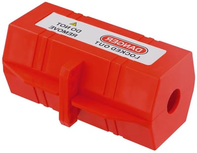 Veilige stekkerbeveiliging, beschermende doos voor stekkers, vergrendelingsmechanisme voor wasmachine, elektrische stekkerafdekking, plug lockout oplossing (L)