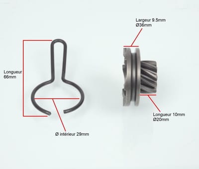 rock kick one voor scooter yamaha 50 bws 4sb-e5631-00-00 nieuw