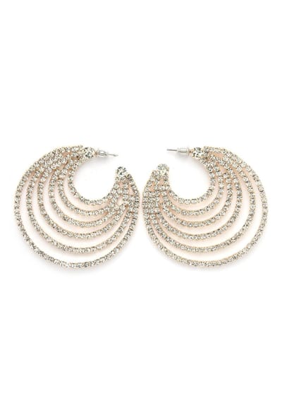 AVANT-GARDE PARIS Oorbellen - Chic - Modeaccessoire - Goudkleurig - Uniek Design - Elegante Curved Silhouette