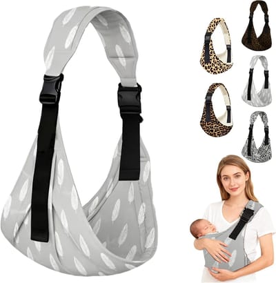 Draagdoek baby - Heupdrager peuter - Comfortabel dragen - Ergonomisch ontwerp - Tot 20 kg - Luipaardprint