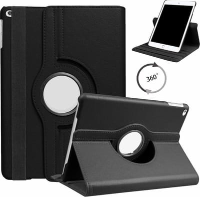 Draaibaar Hoesje geschikt voor iPad 2021/2020/2019 10.2 inch 9/8/7e generatie Draaibaar 360 Graden Case Smart Cover
