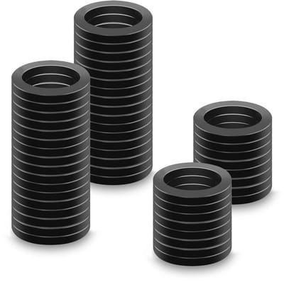 Assortiment van 50 O-Ringen - Rubberafdichtingen voor Kranen, 1 Inch, Binnenmaat 21mm, Buitenmaat 31mm, Dikte 3mm, Ideaal voor Waterleidingen en Afdichtingen