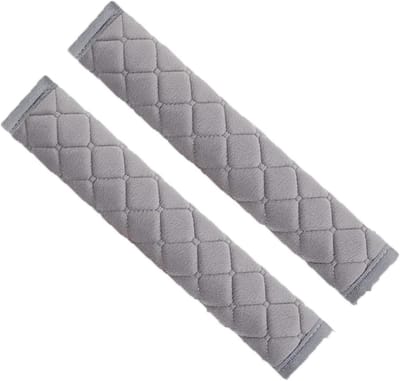 Gordelkussens Auto - Gordelbeschermers Schouder - Comfortabel Rijden - Zachte Demping - 22cm - Grijs