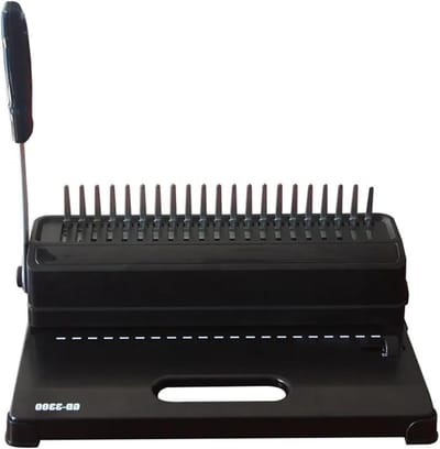 Inbindmachine - Kammen Binder - Documenten Ordenen - Handmatige Bediening - 450 Pagina's - Zwart