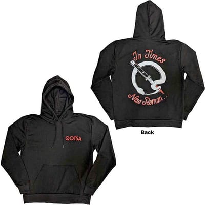 Queens Of The Stone Age - Snake Logo Hoodie/trui - S - Zwart