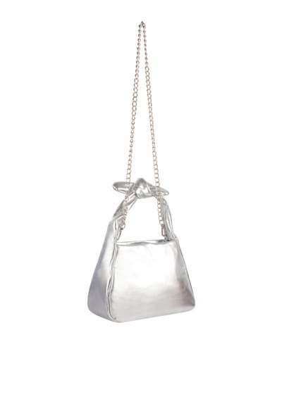 Mymo Metalen tas Dames zilver