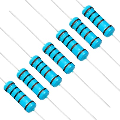 Metaalfilm Weerstand - Componenten Set - Elektronica Reparatie - Hoge Stabiliteit - 30 Stuks - Zilverkleurig
