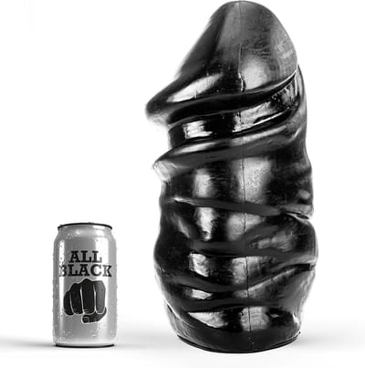 All Black Anaal Dildo 32 cm - zwart