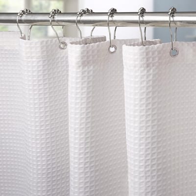 DailySupplies® Douchegordijn Anti Schimmel - Gordijn voor Douchestang - Doucheset -Wit