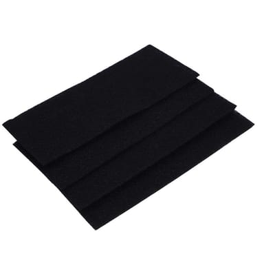 Dailygoods- Actieve Koolfilter - 4 Stuks - Sponsfilter - Vervanging Luchtreiniger - Geurverwijderaar - Milieuvriendelijk - Dikker dan Gewone Voorfilters - Luchtfilter