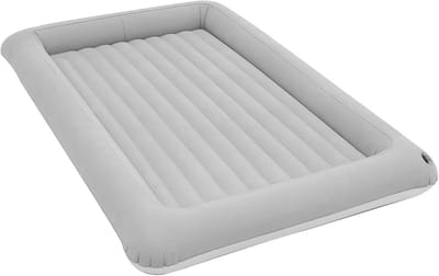 Opblaasbaar Kinderbed - Luchtmatras Reizen - Veilig Slapen - Verhoogd Luchtframe - 156 x 100 x 30 cm
