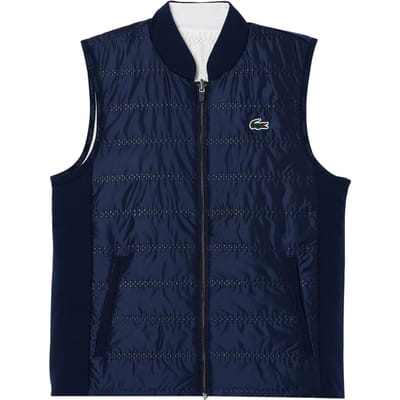Lacoste Dames/Dames Gewatteerd Slim Gilet (Marine)