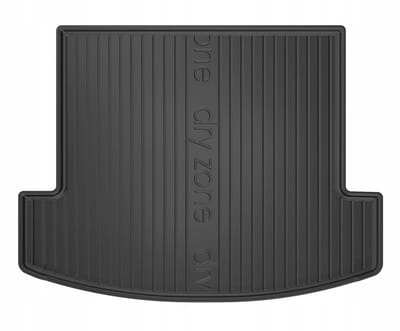 Frogum Dry Zone Kofferbakmat - Geschikt voor Hyundai Santa Fe V Hybride (vanaf 2024) - 7-persoons (3e zitrij ingeklapt) - TPE Rubber - Geurloos - Hoogte Rand 4cm - Zwart