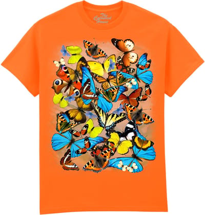 Vlinders Butterflies The Coloured House T-shirt M