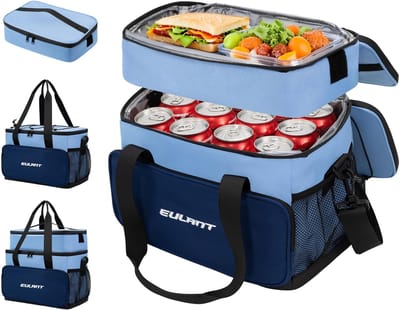 Dailygoods - 2-in-1 Koeltassen Set - Thermische Koeltas + Broodtrommel voor Picknicken