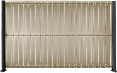 Dailygoods- Tuinscherm Kunststof 153x250 cm - PVC - Privacyscherm - Weerbestendig - UV-bestendig - Moderne Tuinafscheiding