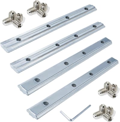 Verbindingsstukken Aluminium Profiel - Profielconnector Bevestiging - Constructie Verbinding - Roestvrij Staal Schroeven - 30x30 Profielen