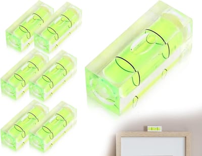 Mini Waterpas Set van 6 Stuks - Hoge Precisie Waterpas voor Camera's en Precisiegereedschap (15 x 15 x 40mm)
