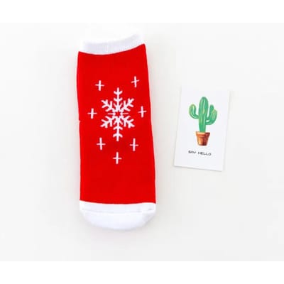 Kerst Terry Sokken voor Kinderen Pluche Dik Warm Comfortabel Cartoon Kerstman Sneeuwvlok Baby Jongens en Meisjes Middelhoge Sok 1-3 years old