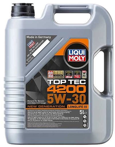 Liqui Moly Top Tec 4200 5w30 New Generation Motorolie 5 liter