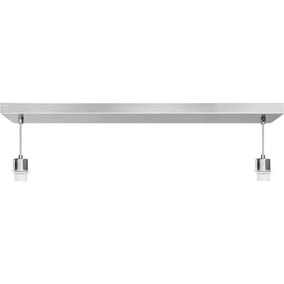 Home Sweet Home -  Metalen hanglamp – Matte satijna – 55/9,5/70-112,5 cm –2 lichtpunten - Geschikt voor E27 LED-lampen – Voor woonkamer, eetkamer