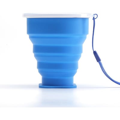 Opvouwbare Bekers BPA-VRIJ Voedselkwaliteit Waterbeker Reis Siliconen Intrekbaar Gekleurd Draagbaar Buiten Koffie Handbeker 200ml