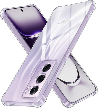Transparant Hoesje Geschikt voor Oppo Reno 12 Pro | Schokbestendig TPU | Back Cover | Dun | Flexibel | Shockproof | Doorzichtig