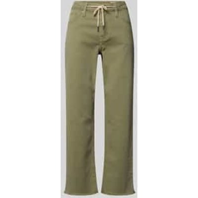 s.Oliver  Jeans Army Green Maat: W44 | Straight Broeken Outlet | Dames | Bruin