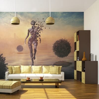 Fotobehang - Walk on water.