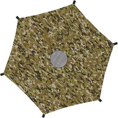 Trampoline Schaduwhoes - Zonwering Luifel - Bescherming Tegen Zon - UV-Bestendig Materiaal - 6 tot 16 voet - Blauw