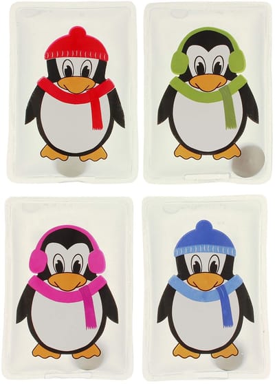 Dailygoods- Handwarmers Oplaadbaar - Herbruikbare Warmtezakjes - Warmtepads - Lichtgewicht - Set van 4 - Zachte Hoes van 100% Kunststof