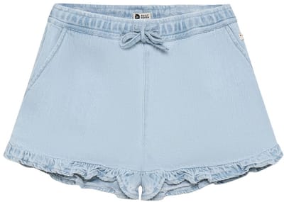 DAILY7 Light Weight Denim Shorts Broeken Meisjes - Lichtblauw - Maat 104
