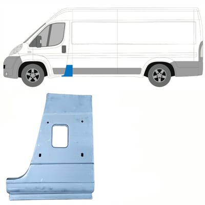 Reparatiepaneel stijl voor Peugeot Boxer 2006-2025 / Links
