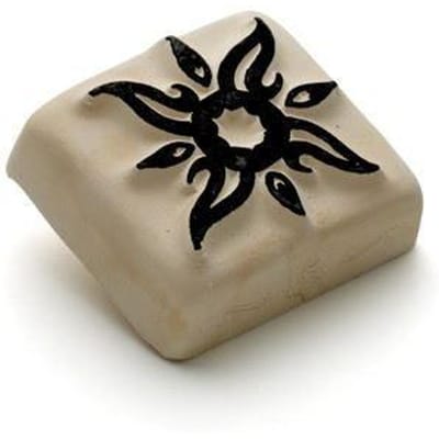 LaDot Tattoo Stempel Steen - L22 - Large - Zon - Nep Tattoo - Black Tattoo - Kinderen en Volwassenen