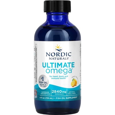Nordic Naturals, Ultimate Omega, Saveur Citron, 2840 mg, 4 fl oz (119 ml)