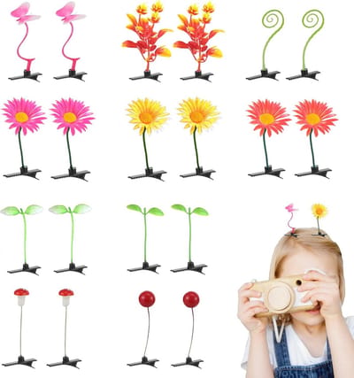 20 Zelfklevers Haar Clips voor Meisjes - Schattige Metalen Accessoires - 20 Stuks Antislip Haarclips