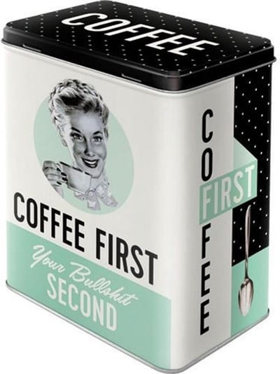 Bewaarblik - Coffee First