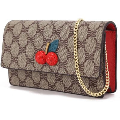 Vroege Lente Crossbody Tas voor Dames, Modieuze Kettingtas met Print, Koreaanse Versie Enkelzijdige Dames Tas gray